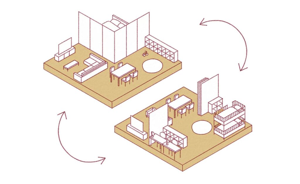 4_ライフスタイルの変化に対応できる空間設計