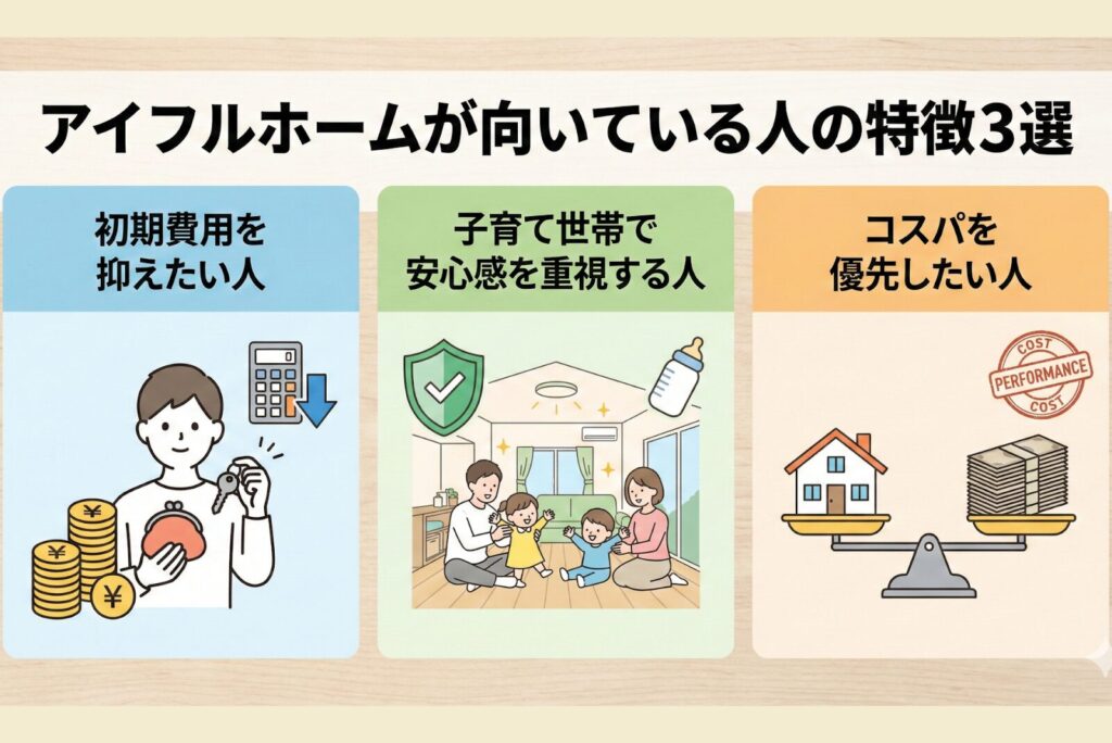アイフルホームが向いている人の特徴3選
