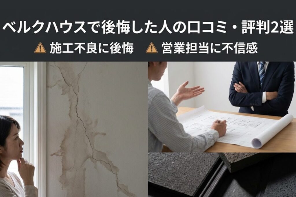ベルクハウスで後悔した人の口コミ・評判2選