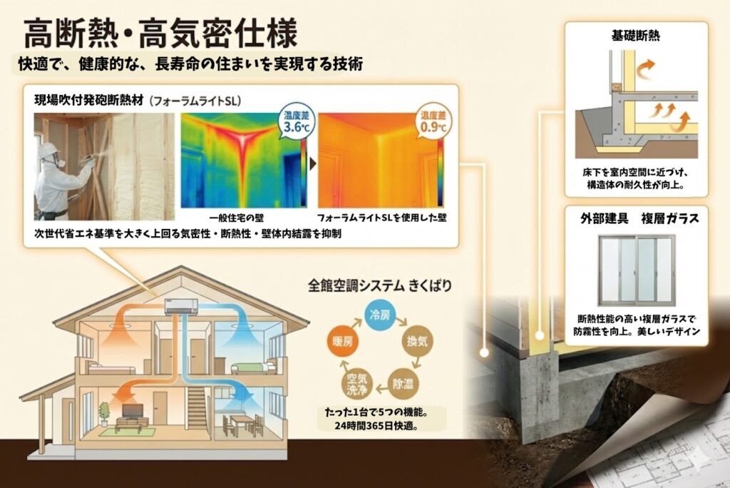 4:高断熱・高気密仕様