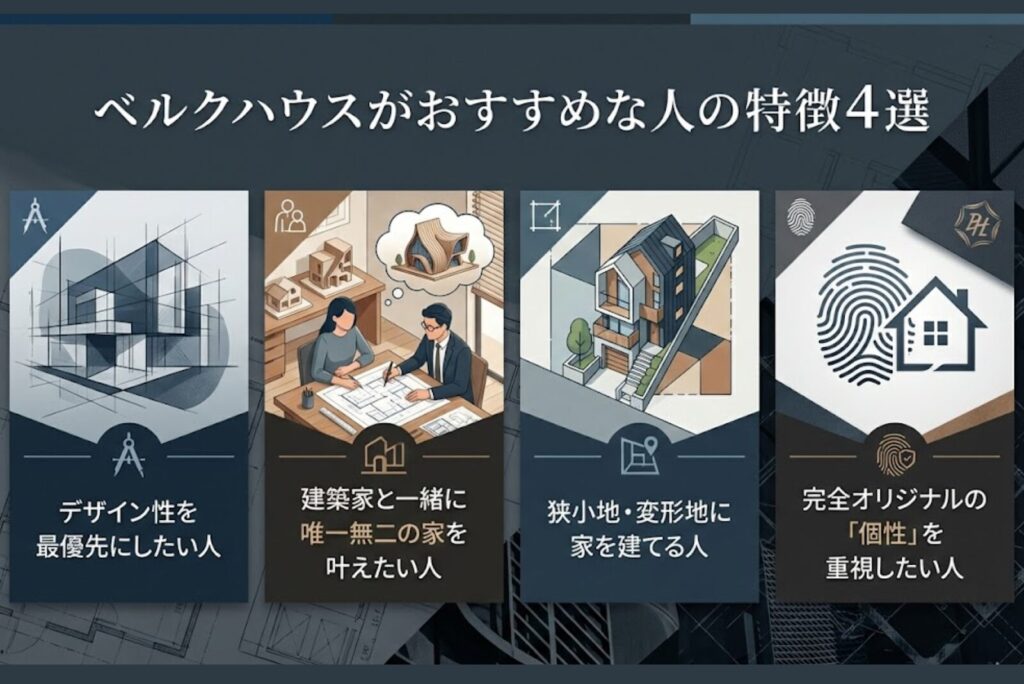 ベルクハウスがおすすめな人の特徴4選
