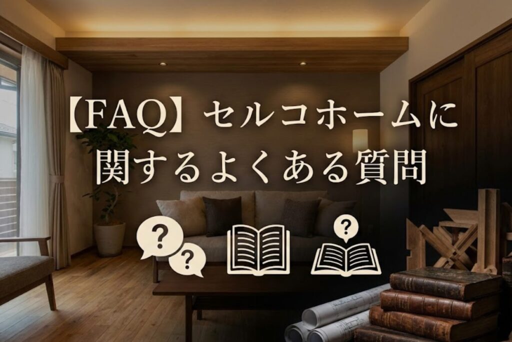 【FAQ】セルコホームに関するよくある質問
