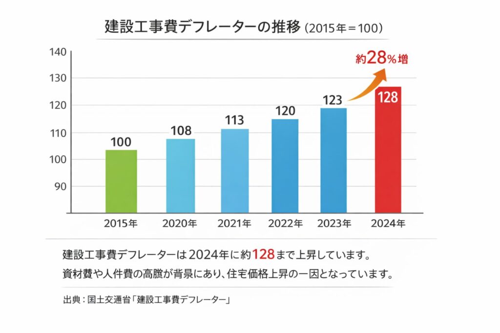 建築工事費デフレーター